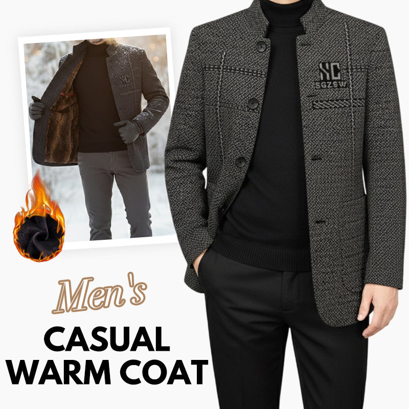 ⏳Limited-time 50% off⏰Men's Casual Warm Coat❄️🧥