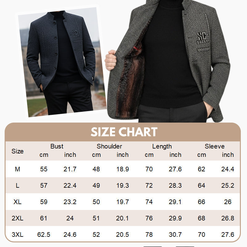⏳Limited-time 50% off⏰Men's Casual Warm Coat❄️🧥