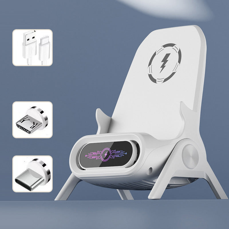 ⏳Limited-time 50% off⏰Multifunctional Wireless Fast Charger Phone Stand🔋