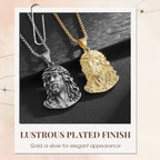 ⏳Limited-time 50% off⏰Jesus Head Pendant Necklace✝️📿