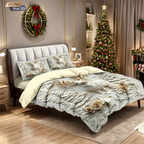 ⏳Limited-time 50% off⏰Festive Christmas 3-Piece Duvet Cover Set🛏️❤️
