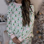 ⏳Limited-time 50% off⏰Cozy Christmas Long-Sleeve Top & Pants Set🌲🎀
