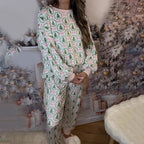 ⏳Limited-time 50% off⏰Cozy Christmas Long-Sleeve Top & Pants Set🌲🎀