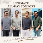 ⏳Limited-time 50% off⏰Men's Fashion Jacquard Thermal Base Layer Top👔