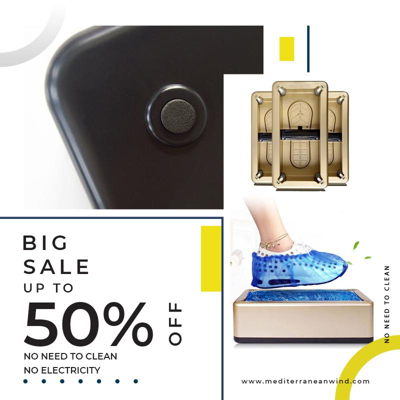 ⏳Limited-time 50% off⏰Automatic shoe cover dispenser👟