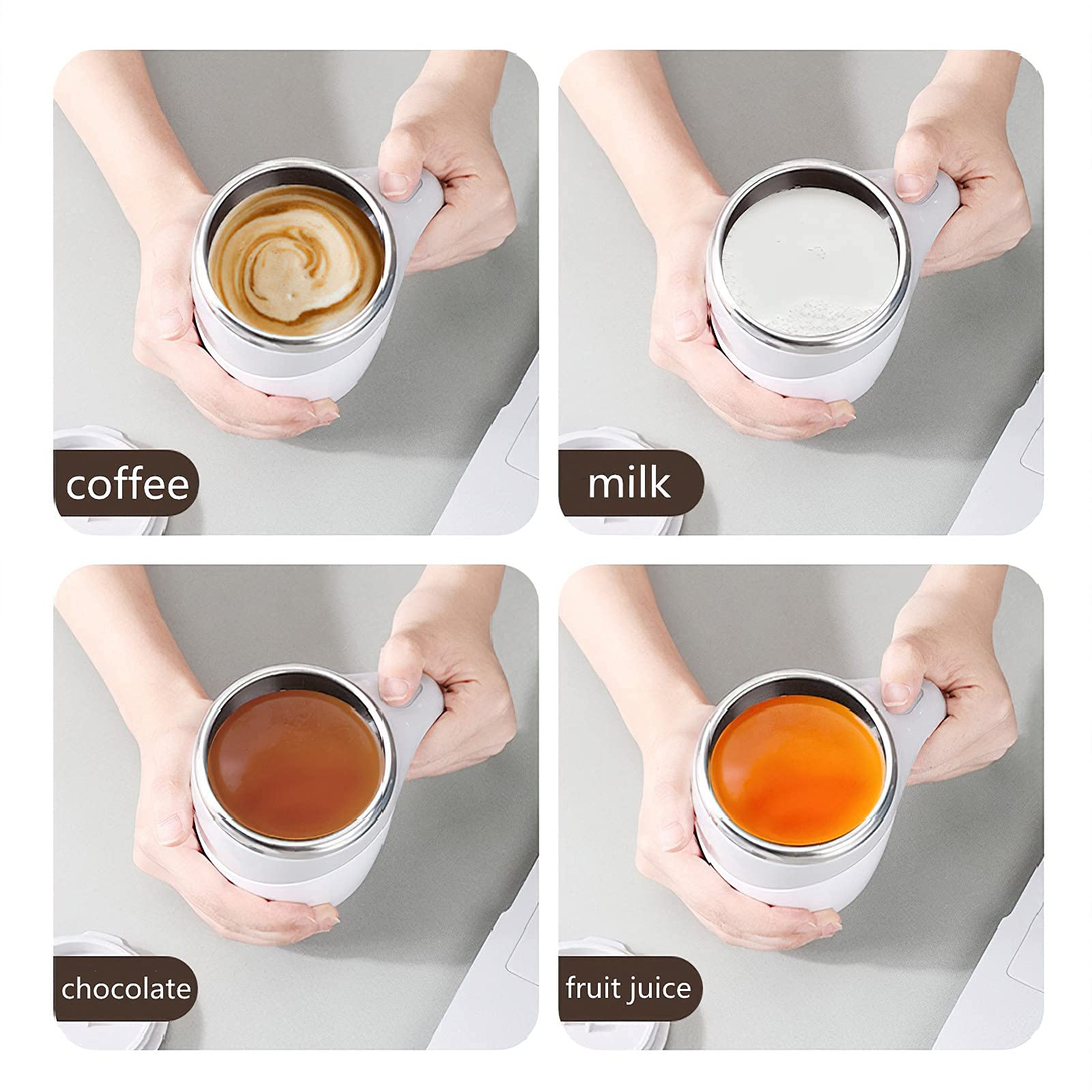 ⏳Limited-time 50% off⏰Rechargeable Automatic Magnetic Stirring Coffee Mug☕