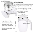 ⏳Limited-time 50% off⏰Rechargeable Automatic Magnetic Stirring Coffee Mug☕