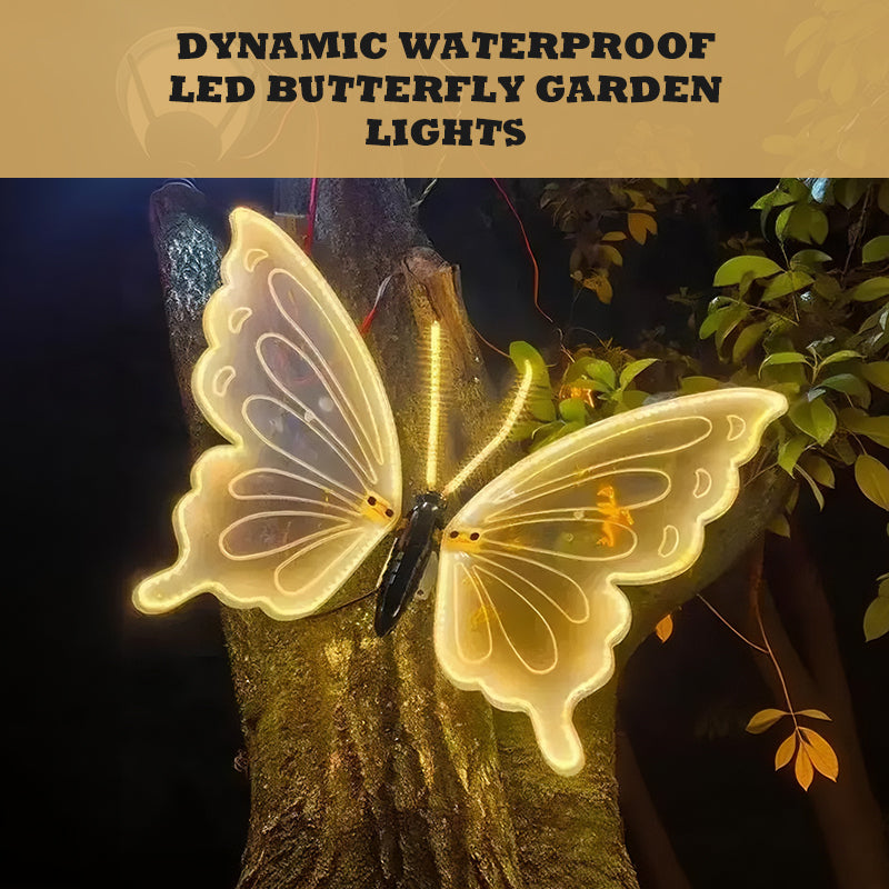 ⏳Limited-time 50% off⏰Dynamic Waterproof LED Butterfly Garden Lights🦋💡