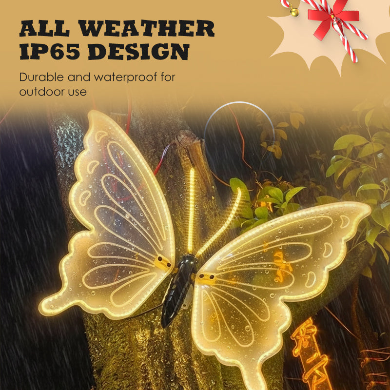 ⏳Limited-time 50% off⏰Dynamic Waterproof LED Butterfly Garden Lights🦋💡