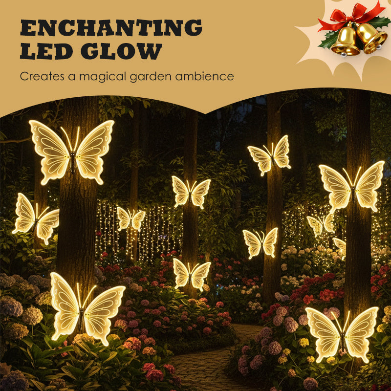 ⏳Limited-time 50% off⏰Dynamic Waterproof LED Butterfly Garden Lights🦋💡