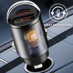 ⏳Limited-time 50% off⏰100W Stealth Car Fast Charger🔋