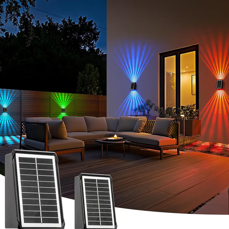 ⏳Limited-time 50% off⏰Solar Outdoor Waterproof Wall Light Set💡