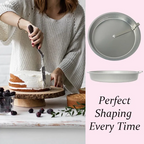 ⏳Limited-time 50% off⏰Perfect Release Stainless Steel Cake Pan🍰