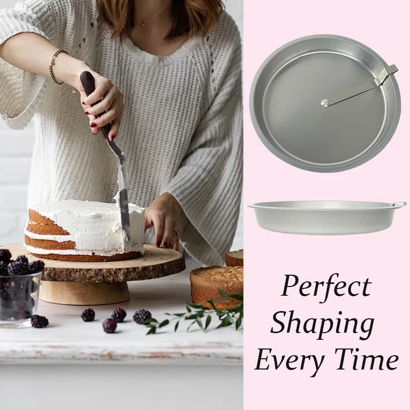 ⏳Limited-time 50% off⏰Perfect Release Stainless Steel Cake Pan🍰