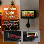 ⏳Limited-time 50% off⏰Infinity Mirror LED Garage Key Holder🗝️🪞🏎️