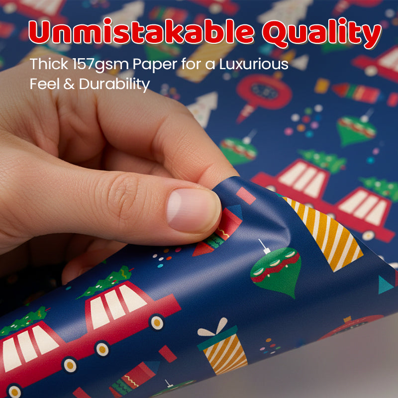 ⏳Limited-time 50% off⏰Christmas Gift Wrapping Paper Sheet🎁🎄