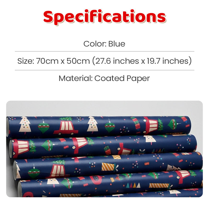 ⏳Limited-time 50% off⏰Christmas Gift Wrapping Paper Sheet🎁🎄