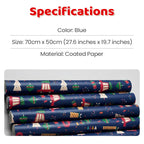 ⏳Limited-time 50% off⏰Christmas Gift Wrapping Paper Sheet🎁🎄