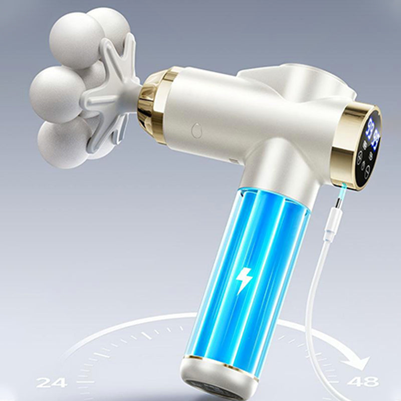 ⏳Limited-time 50% off⏰Multi-Head Smart Deep Tissue Massage Gun🔫