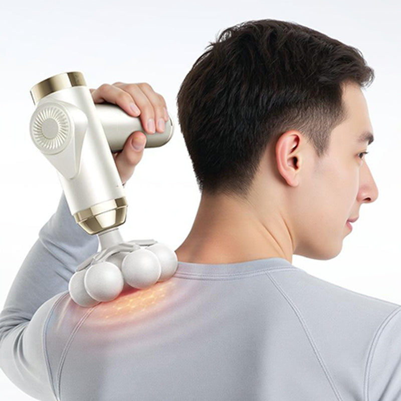 ⏳Limited-time 50% off⏰Multi-Head Smart Deep Tissue Massage Gun🔫