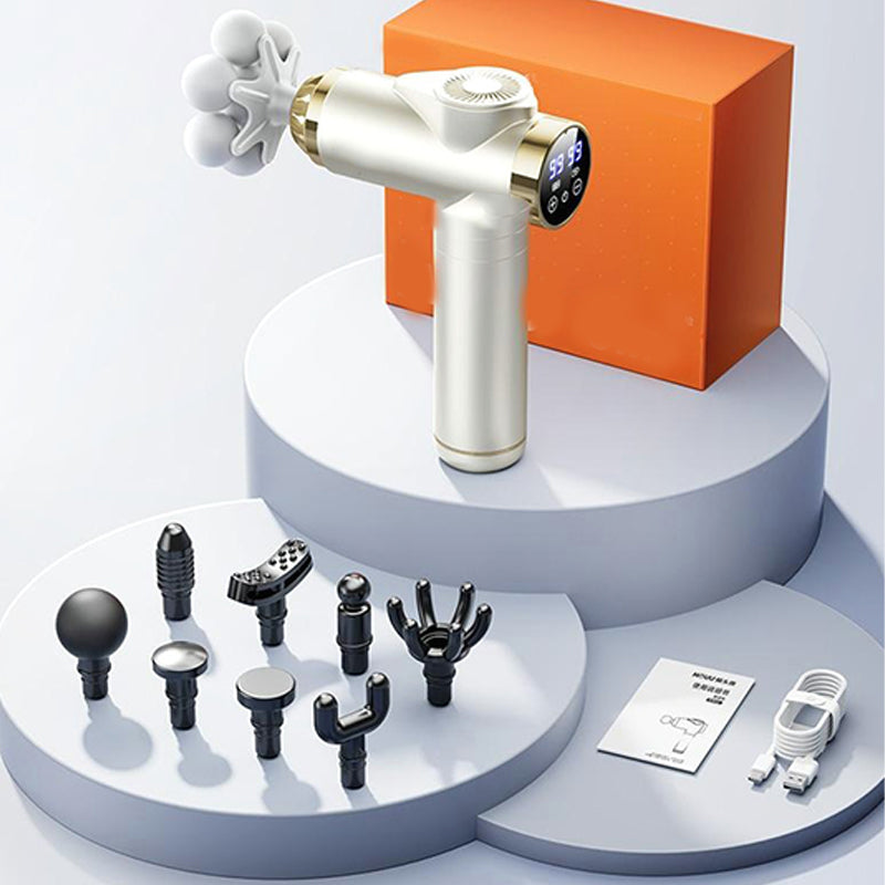 ⏳Limited-time 50% off⏰Multi-Head Smart Deep Tissue Massage Gun🔫