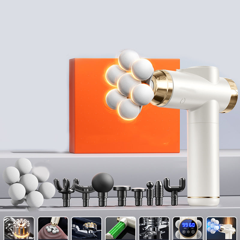 ⏳Limited-time 50% off⏰Multi-Head Smart Deep Tissue Massage Gun🔫