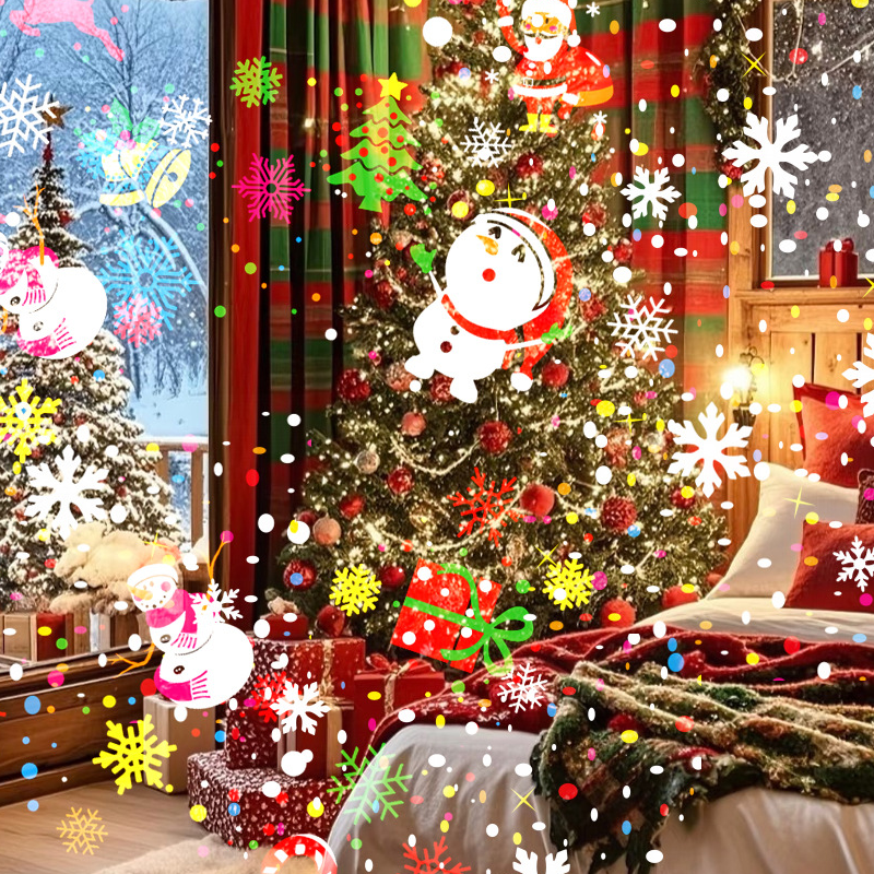 ⏳Limited-time 50% off⏰Rotating LED Christmas Pattern Projector Light🎅🎄