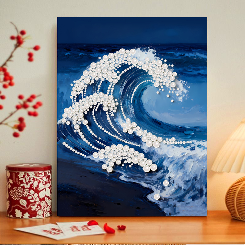 ⏳Limited-time 50% off⏰DIY 3D Plastic Pearl Painting Kit🖼️