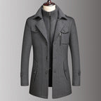 ⏳Limited-time 50% off⏰Men's Double-Collar Coat🧥