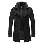 ⏳Limited-time 50% off⏰Men's Double-Collar Coat🧥