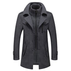 ⏳Limited-time 50% off⏰Men's Double-Collar Coat🧥