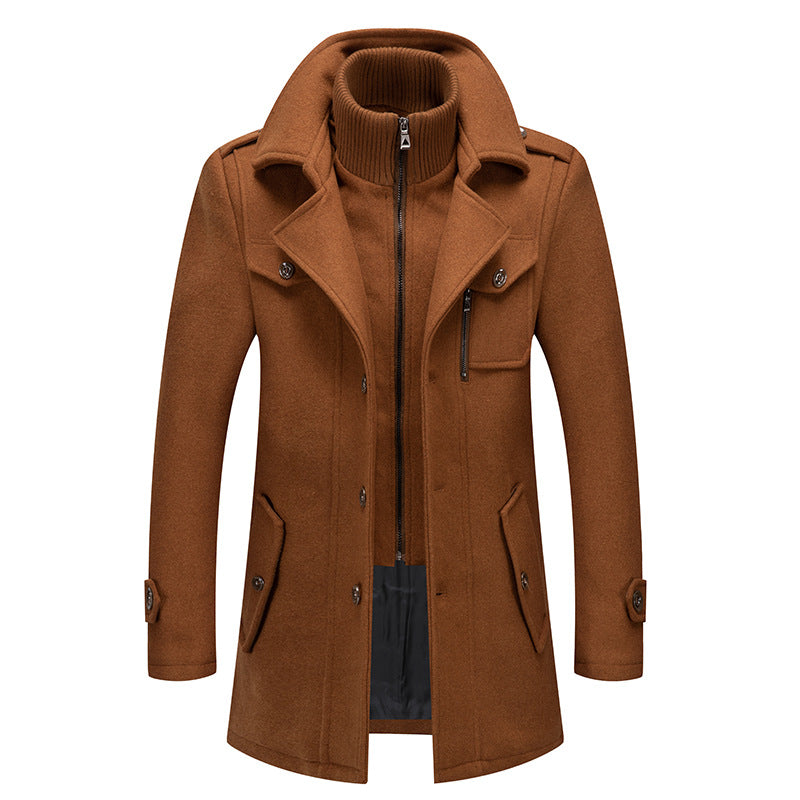 ⏳Limited-time 50% off⏰Men's Double-Collar Coat🧥