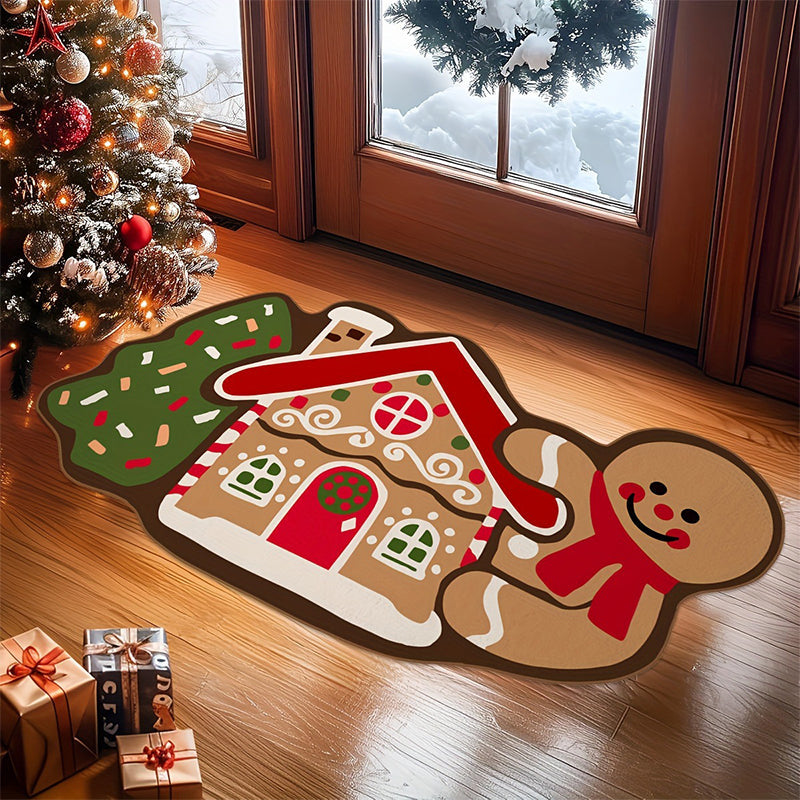 ⏳Limited-time 50% off⏰Christmas Gingerbread Man Doormat🎄🎅