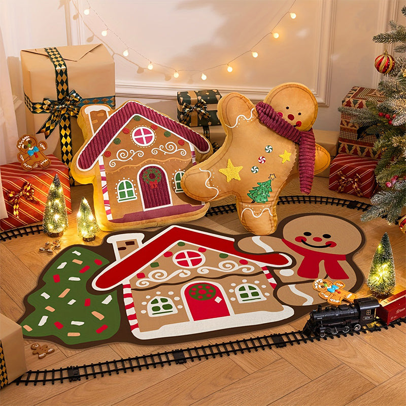 ⏳Limited-time 50% off⏰Christmas Gingerbread Man Doormat🎄🎅
