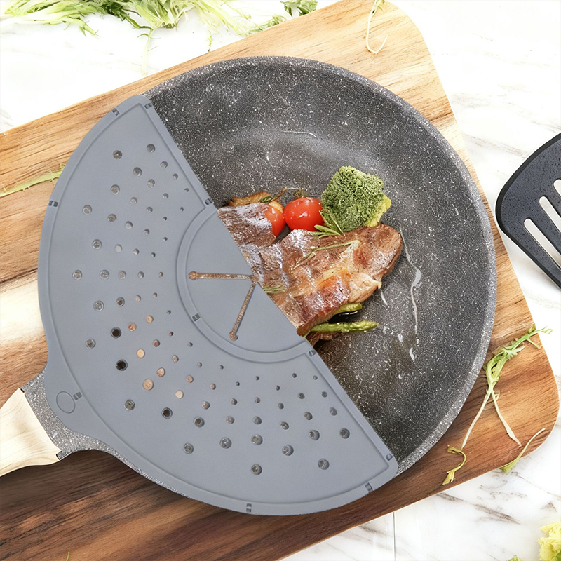 ⏳Limited-time 50% off⏰Foldable Silicone Anti-Spill Splatter Screen Lid🍲