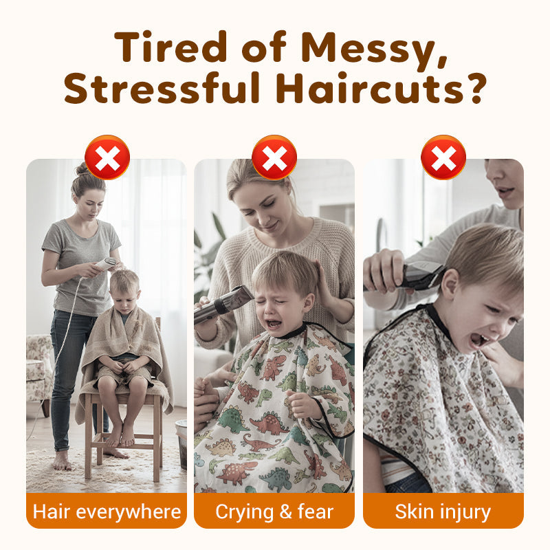 ⏳Limited-time 50% off⏰Ultra Quiet Electric Vacuum Hair Clipper for Kids💈