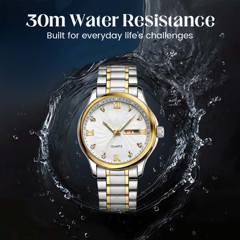 ⏳Limited-time 50% off⏰Men's Two-Tone Waterproof Luminous Watch⌚