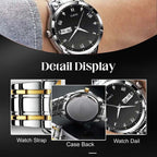 ⏳Limited-time 50% off⏰Men's Two-Tone Waterproof Luminous Watch⌚