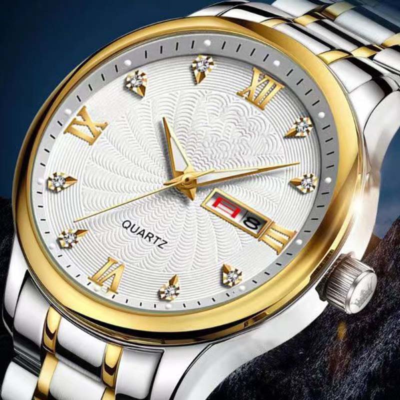 ⏳Limited-time 50% off⏰Men's Two-Tone Waterproof Luminous Watch⌚