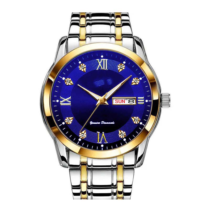 ⏳Limited-time 50% off⏰Men's Two-Tone Waterproof Luminous Watch⌚