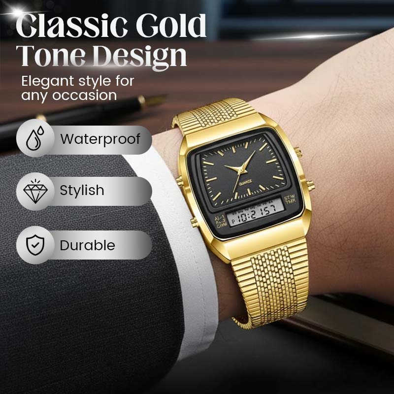 ⏳Limited-time 50% off⏰LIEBIG Roman Retro Dual System Multi-Function Digital Sports Watch⌚