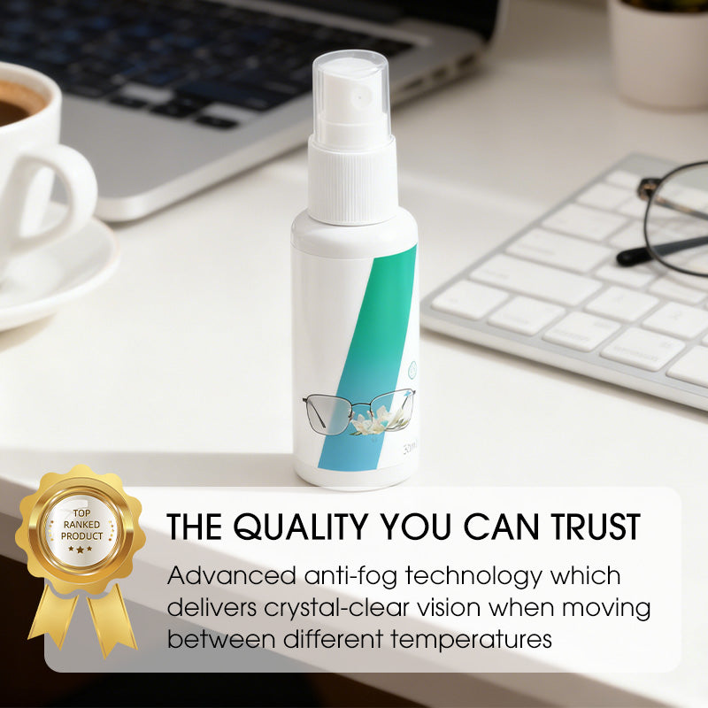 ⏳Limited-time 50% off⏰Multi-Purpose Glasses and Mirror Anti-Fog Cleaning Spray👓✨