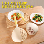 ⏳Limited-time 50% off⏰2-in-1 Large Capacity Serving &amp; Straining Spoon🍝🥄