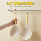 ⏳Limited-time 50% off⏰2-in-1 Large Capacity Serving &amp; Straining Spoon🍝🥄