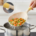 ⏳Limited-time 50% off⏰2-in-1 Large Capacity Serving &amp; Straining Spoon🍝🥄