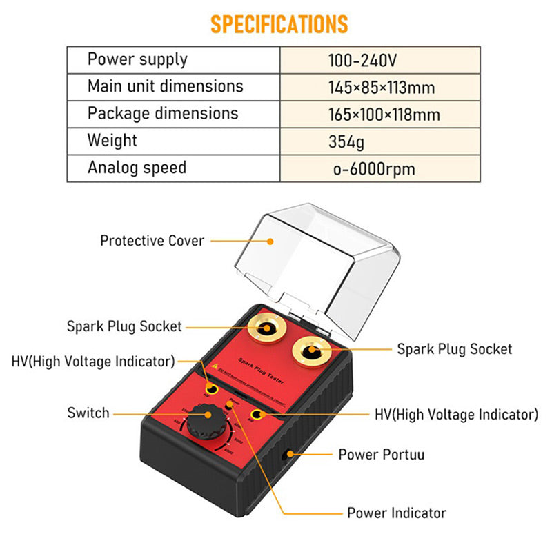 ⏳Limited-time 50% off⏰Spark Plug Tester with Dual Testing Hole⚡🔥
