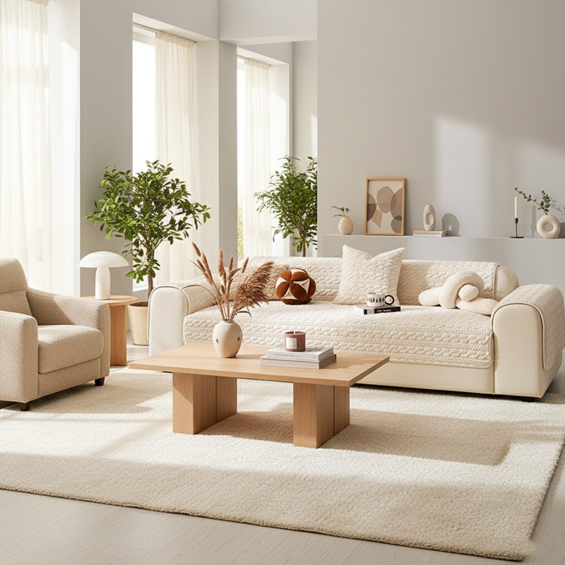 ⏳Limited-time 50% off⏰Plush Textured Non-Slip Sofa Cover🛋️