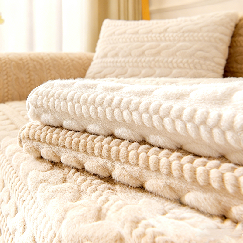 ⏳Limited-time 50% off⏰Plush Textured Non-Slip Sofa Cover🛋️