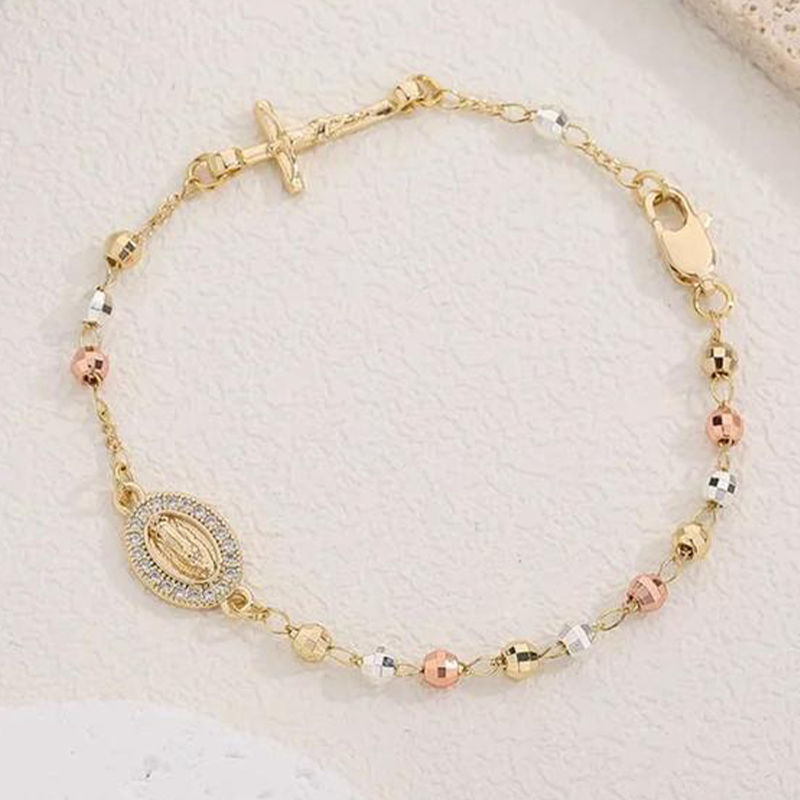 ⏳Limited-time 50% off⏰Elegant Rhinestone Cross Bracelet📿
