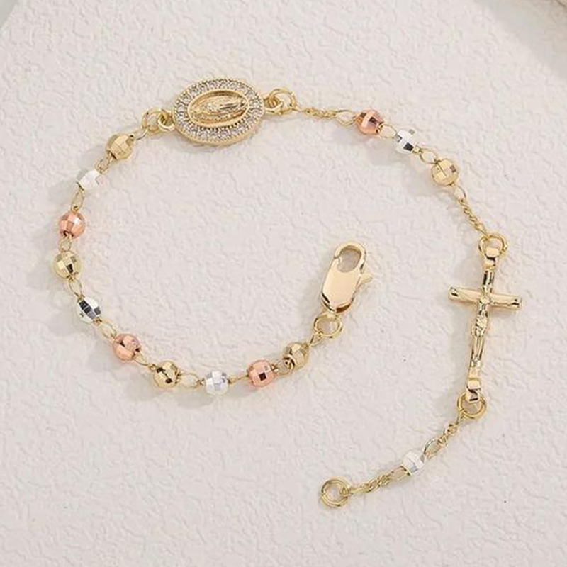 ⏳Limited-time 50% off⏰Elegant Rhinestone Cross Bracelet📿
